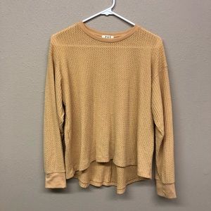 PST mustard yellow long sleeve